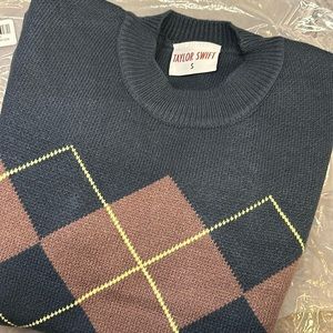 Taylor Swift “Red” Argyle Sweater.